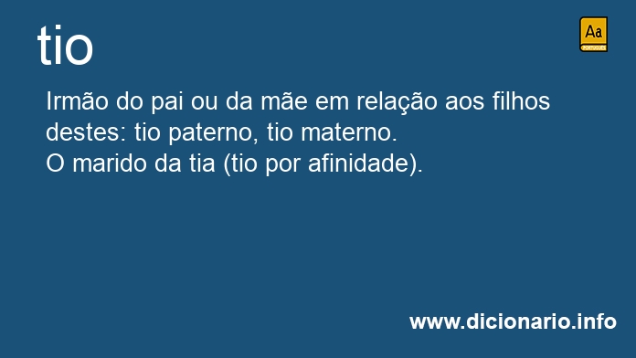 Significado de tio