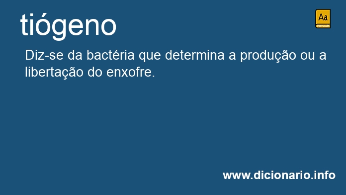 Significado de tigeno