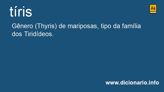 Significado de tris