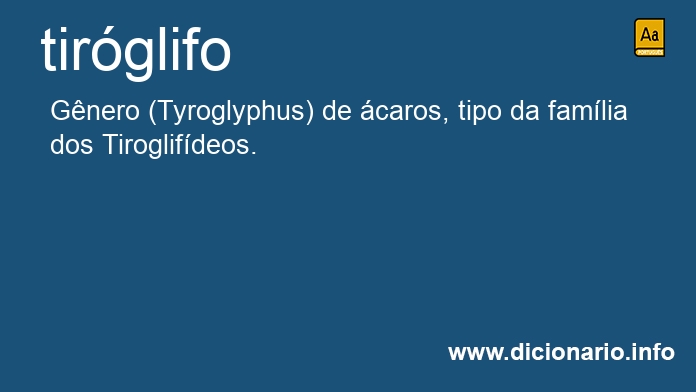Significado de tirglifo