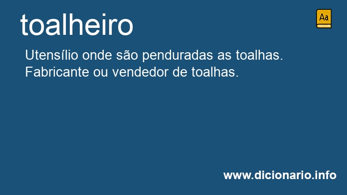 Significado de toalheiro