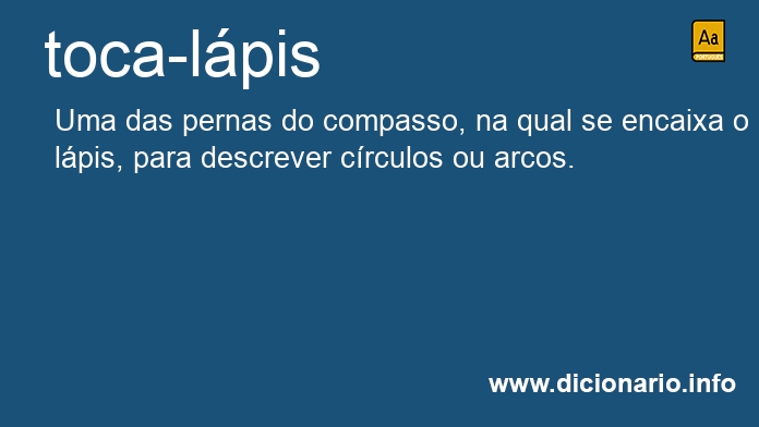 Significado de toca-lpis