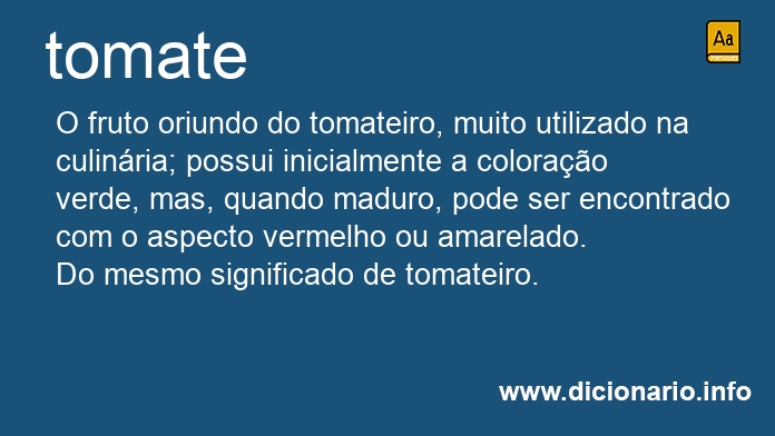 Significado de tomate