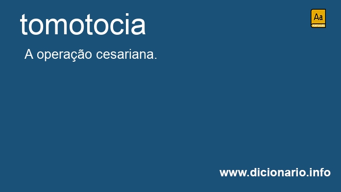 Significado de tomotocia
