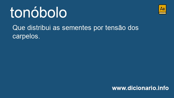 Significado de tonbolo