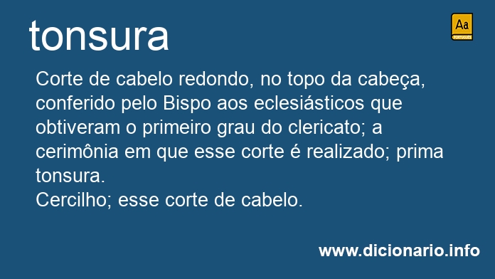 Significado de tonsura
