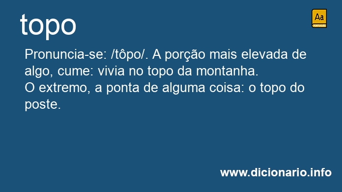 Significado de topos