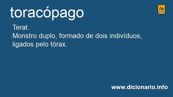 Significado de toracpago