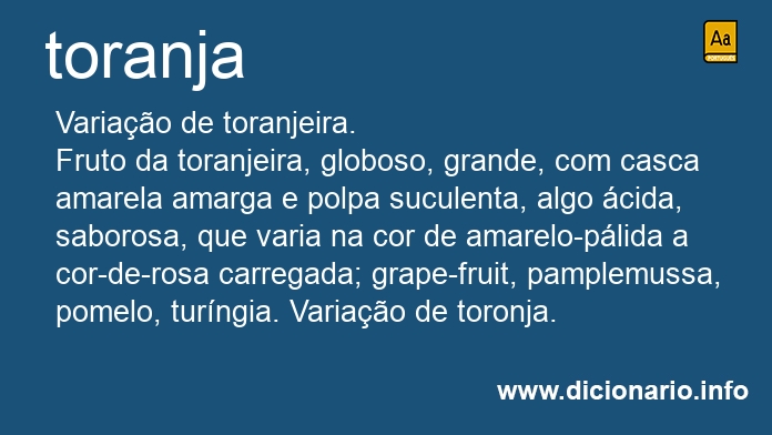 Significado de toranja