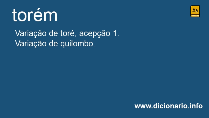 Significado de torm