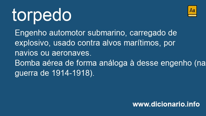 Significado de torpedo