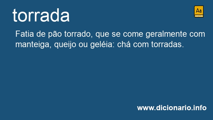 Significado de torradas