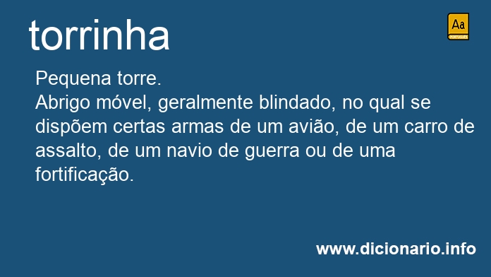 Significado de torrinha