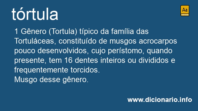 Significado de trtula