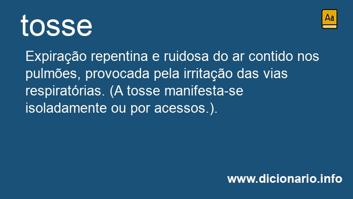 Significado de tosse