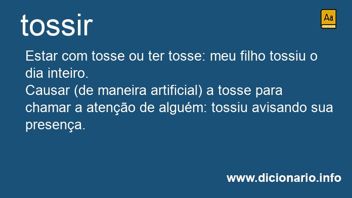 Significado de tosses