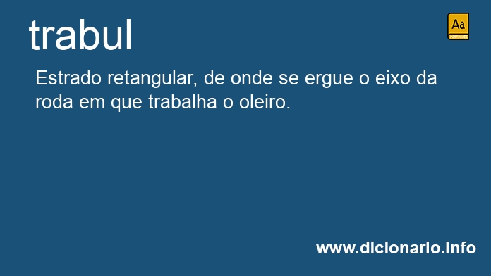 Significado de trabul