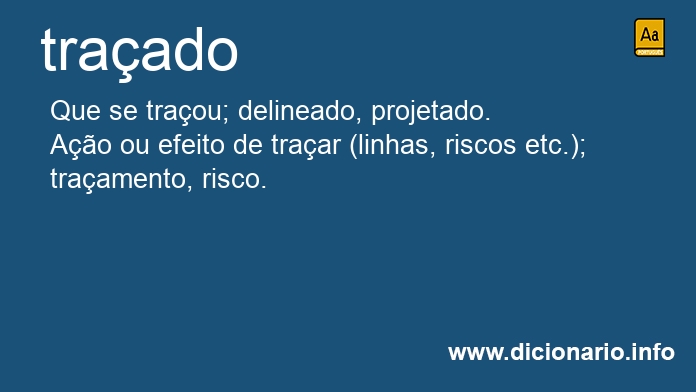 Significado de traada