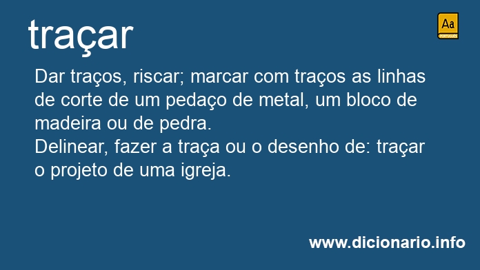 Significado de traars