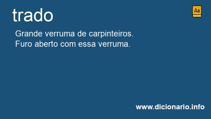 Significado de trados