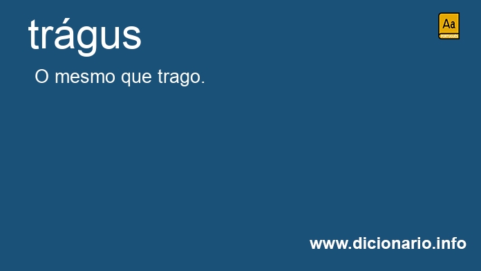 Significado de trgus