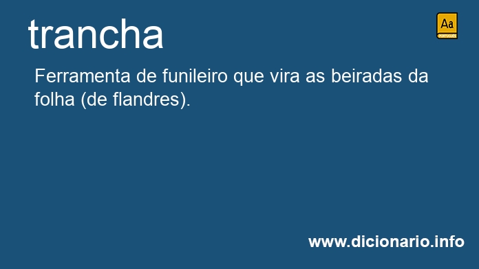 Significado de trancha