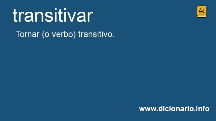 Significado de transitivavam