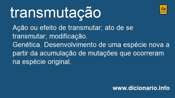 Significado de transmutaes