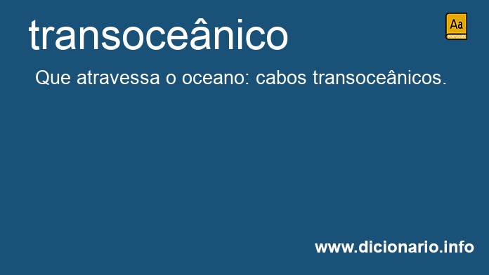 Significado de transocenica