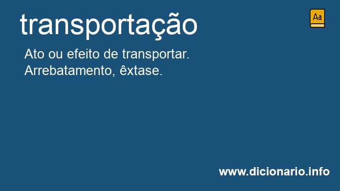 Significado de transportao