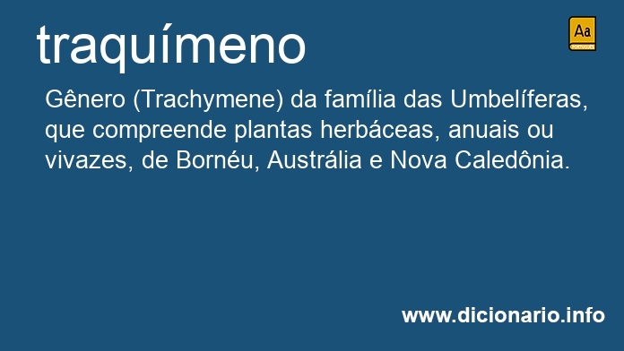 Significado de traqumeno