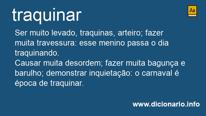 Significado de traquinara