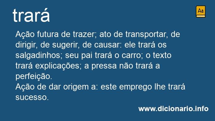 Significado de trar