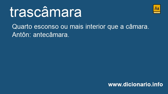 Significado de trascmara