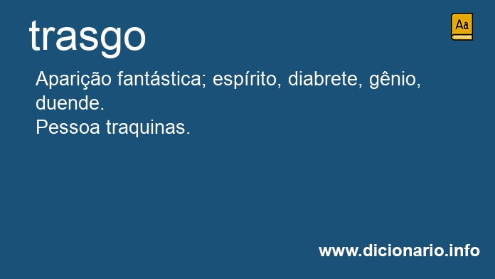 Significado de trasgos