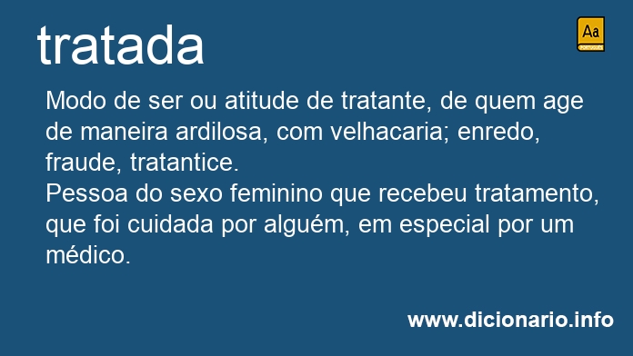 Significado de tratada