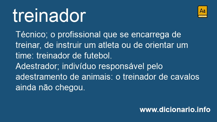 Significado de treinadora