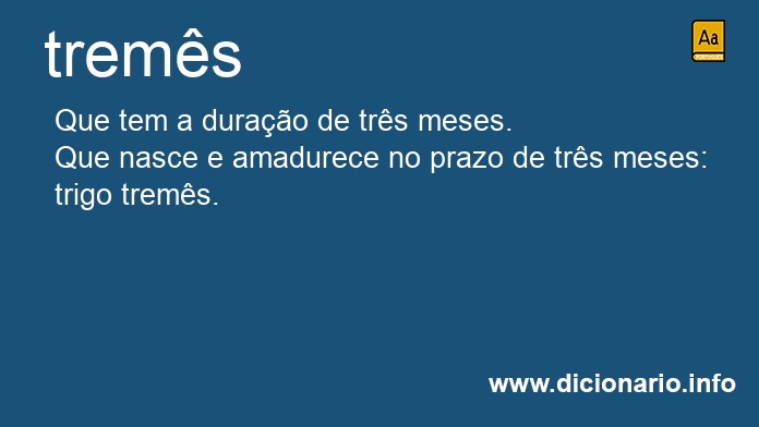 Significado de trems
