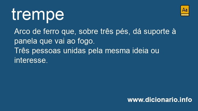 Significado de trempe