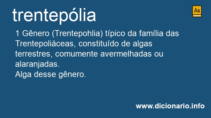 Significado de trenteplia