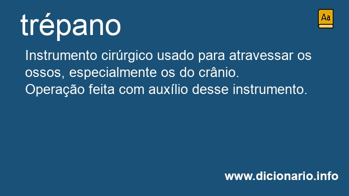Significado de trpano