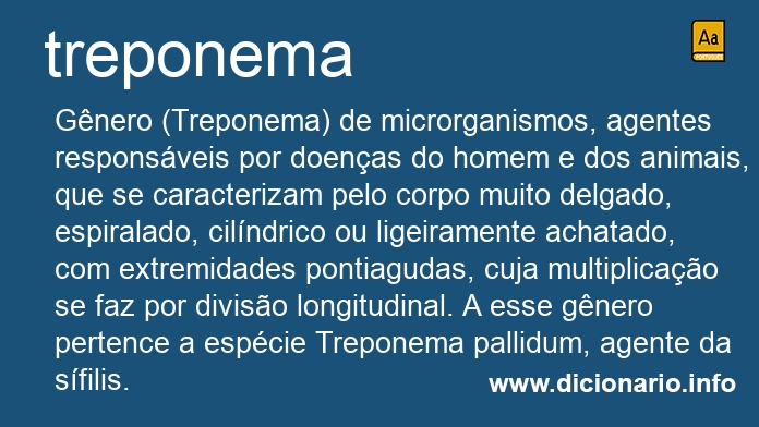 Significado de treponema