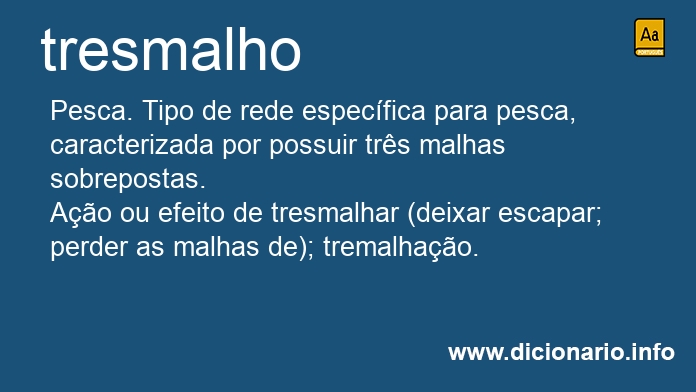 Significado de tresmalho