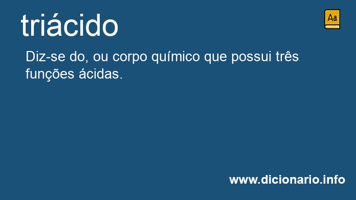 Significado de tricido