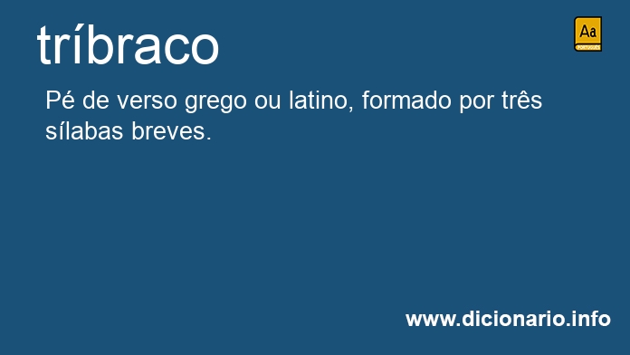 Significado de trbraco