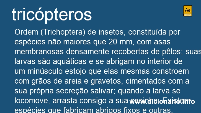 Significado de tricpteros