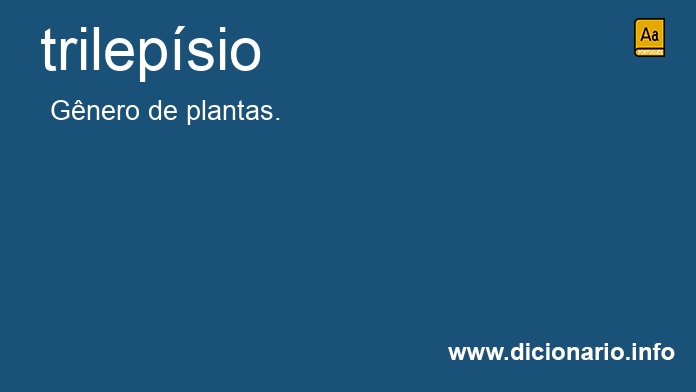 Significado de trilepsio