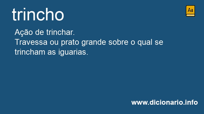 Significado de trincho