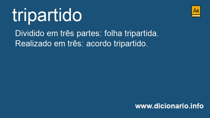 Significado de tripartido