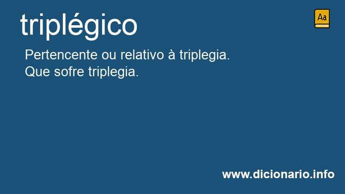 Significado de triplgico
